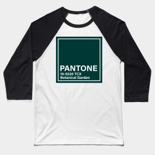 pantone 19-5220 TCX Botanical Garden Baseball T-Shirt